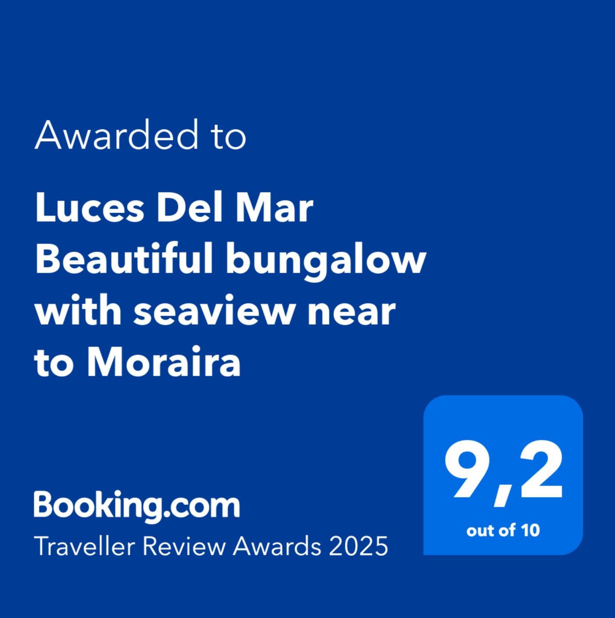 Luces Del Mar Beautiful Bungalow With Seaview Near To Moraira Benitachell Extérieur photo